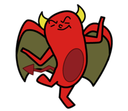 Red Little Devil RockStar sticker #2785398