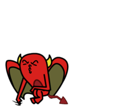 Red Little Devil RockStar sticker #2785406