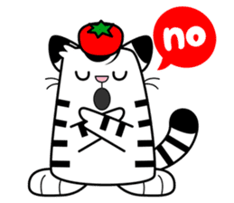 Niko: A Cute White Tiger sticker #2785414