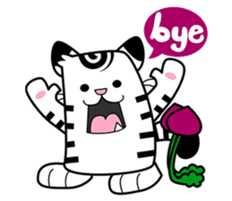 Niko: A Cute White Tiger sticker #2785415