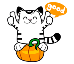 Niko: A Cute White Tiger sticker #2785416