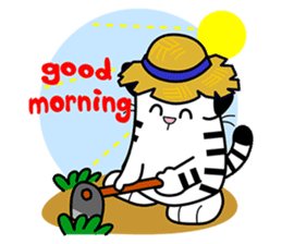 Niko: A Cute White Tiger sticker #2785419