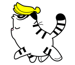 Niko: A Cute White Tiger sticker #2785424