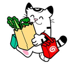 Niko: A Cute White Tiger sticker #2785428