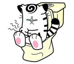 Niko: A Cute White Tiger sticker #2785430