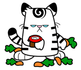Niko: A Cute White Tiger sticker #2785431