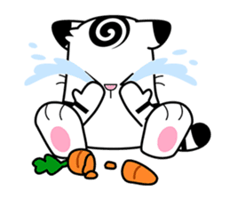 Niko: A Cute White Tiger sticker #2785434