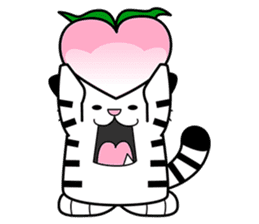Niko: A Cute White Tiger sticker #2785437