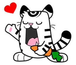 Niko: A Cute White Tiger sticker #2785438