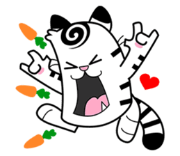 Niko: A Cute White Tiger sticker #2785440