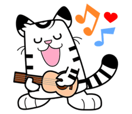 Niko: A Cute White Tiger sticker #2785442