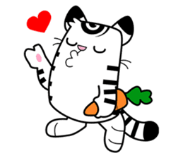 Niko: A Cute White Tiger sticker #2785444