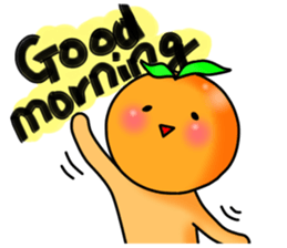 Ms. mandarin orange sticker #2785651