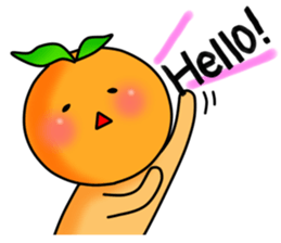 Ms. mandarin orange sticker #2785652