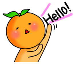 Ms. mandarin orange sticker #2785652