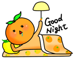 Ms. mandarin orange sticker #2785656