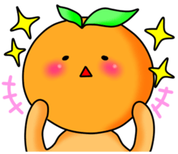 Ms. mandarin orange sticker #2785658