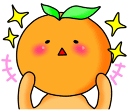 Ms. mandarin orange sticker #2785658