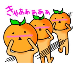 Ms. mandarin orange sticker #2785660