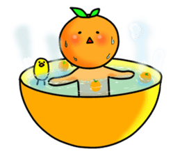 Ms. mandarin orange sticker #2785663