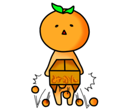 Ms. mandarin orange sticker #2785666