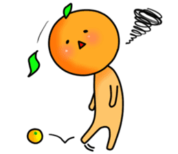 Ms. mandarin orange sticker #2785667