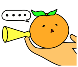 Ms. mandarin orange sticker #2785673