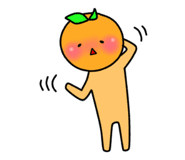 Ms. mandarin orange sticker #2785675