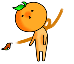 Ms. mandarin orange sticker #2785677