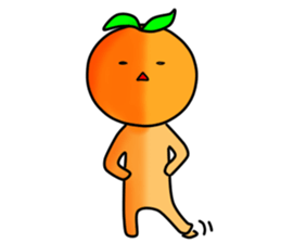 Ms. mandarin orange sticker #2785679