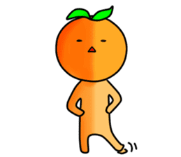 Ms. mandarin orange sticker #2785679