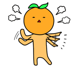 Ms. mandarin orange sticker #2785680