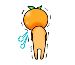 Ms. mandarin orange sticker #2785681