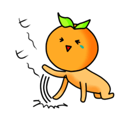Ms. mandarin orange sticker #2785682