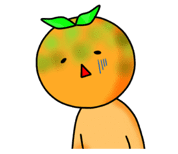 Ms. mandarin orange sticker #2785685
