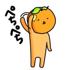Ms. mandarin orange sticker #2785687