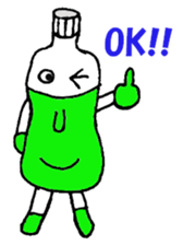 Mr.Bottle PET sticker #2785974