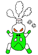 Mr.Bottle PET sticker #2785977