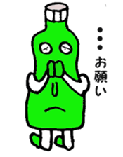 Mr.Bottle PET sticker #2785980