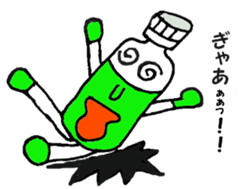 Mr.Bottle PET sticker #2785984