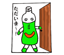 Mr.Bottle PET sticker #2785991