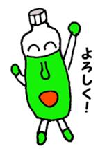 Mr.Bottle PET sticker #2785997