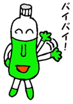 Mr.Bottle PET sticker #2786000