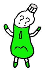 Mr.Bottle PET sticker #2786002