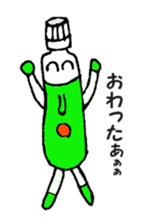 Mr.Bottle PET sticker #2786006