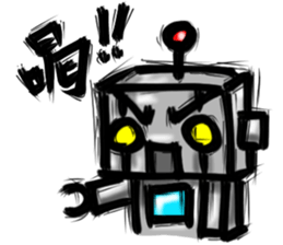 Life of robots. sticker #2786078