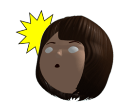 PonTaro's Cute Girl sticker #2786147