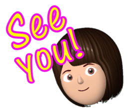 PonTaro's Cute Girl sticker #2786170