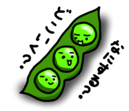 Life of fruits and vegetables. sticker #2786431