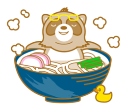 lovely raccon dog sticker #2786778